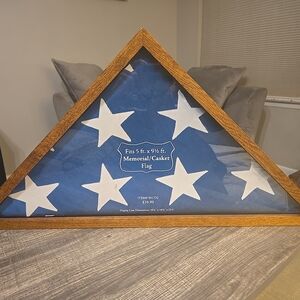 Memorial Casket Flag Display Case